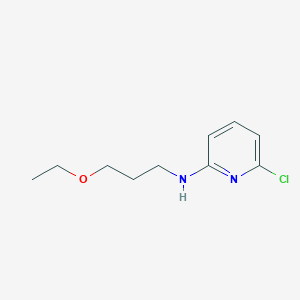 molecular formula C10H15ClN2O B1452336 6-chloro-N-(3-ethoxypropyl)pyridin-2-amine CAS No. 1220038-06-1