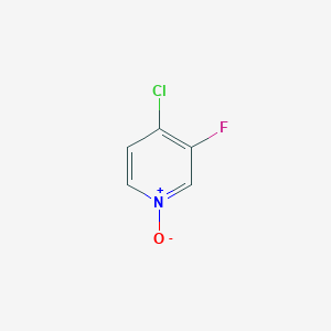 molecular formula C5H3ClFNO B145234 4-Chloro-3-fluoro-pyridine 1-oxide CAS No. 127108-51-4