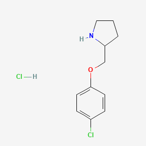 2-((4-Chlorophenoxy)methyl)pyrrolidine hydrochloride