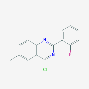 4-Chloro-2-(2-fluorophenyl)-6-methylquinazoline