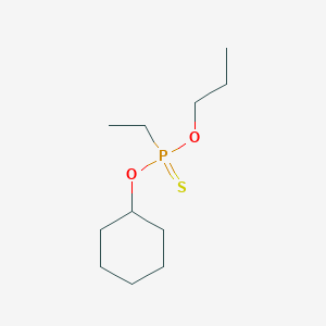 molecular formula C11H23O2PS B14523446 O-Cyclohexyl O-propyl ethylphosphonothioate CAS No. 62507-70-4