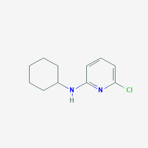 molecular formula C11H15ClN2 B1452347 6-chloro-N-cyclohexylpyridin-2-amine CAS No. 1220036-36-1