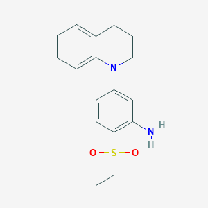 5-[3,4-Dihydro-1(2H)-quinolinyl]-2-(ethylsulfonyl)aniline