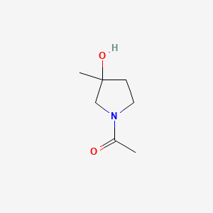 1-(3-Hydroxy-3-methyl-pyrrolidin-1-YL)-ethanone
