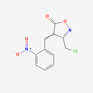 (4E)-3-(Chloromethyl)-4-(2-nitrobenzylidene)-isoxazol-5(4H)-one