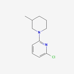 molecular formula C11H15ClN2 B1452355 2-chloro-6-(3-methylpiperidin-1-yl)pyridine CAS No. 1220017-68-4
