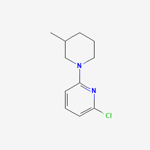 1-(6-Chloro-2-pyridinyl)-3-methylpiperidine