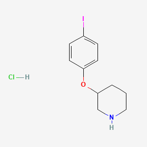 3-(4-Iodophenoxy)piperidine hydrochloride