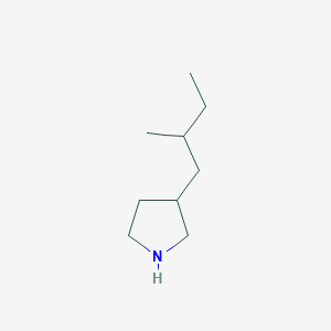 3-(2-Methylbutyl)pyrrolidine