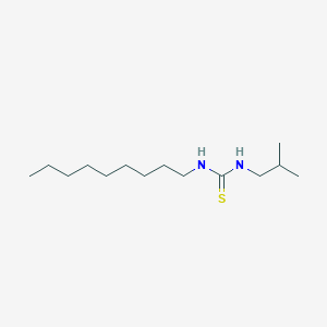 molecular formula C14H30N2S B14523593 N-(2-Methylpropyl)-N'-nonylthiourea CAS No. 62552-22-1
