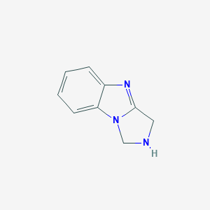 molecular formula C9H9N3 B145236 2,3-dihydro-1H-imidazo[1,5-a]benzimidazole CAS No. 135875-05-7