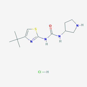 1-(4-Tert-butylthiazol-2-YL)-3-(pyrrolidin-3-YL)urea hydrochloride