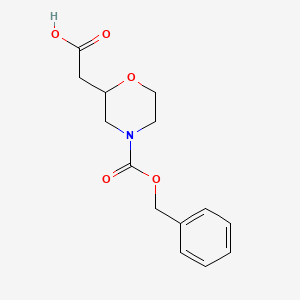 4-Cbz-2-carboxymethyl-morpholine