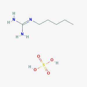 molecular formula C6H17N3O4S B14523681 n-Amylguanidinsulfat CAS No. 62646-16-6