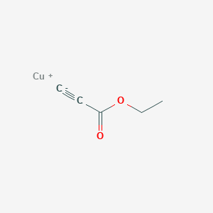 molecular formula C5H5CuO2 B14523729 Copper, (3-ethoxy-3-oxo-1-propynyl)- CAS No. 62500-21-4