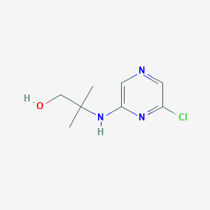 2-[(6-Chloro-2-pyrazinyl)amino]-2-methyl-1-propanol