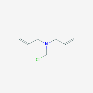 molecular formula C7H12ClN B14523779 N-(Chloromethyl)-N-(prop-2-en-1-yl)prop-2-en-1-amine CAS No. 62723-46-0