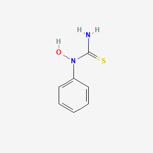 molecular formula C7H8N2OS B14523802 N-Hydroxy-N-phenylthiourea CAS No. 62592-96-5