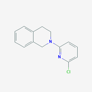 molecular formula C14H13ClN2 B1452387 2-(6-Chloro-2-pyridinyl)-1,2,3,4-tetrahydroisoquinoline CAS No. 1057281-04-5