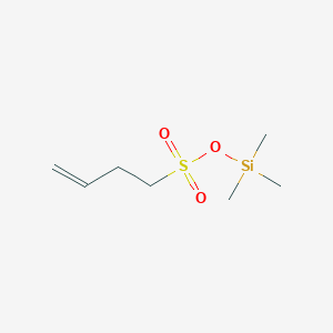 molecular formula C7H16O3SSi B14523888 Trimethylsilyl but-3-ene-1-sulfonate CAS No. 62381-66-2