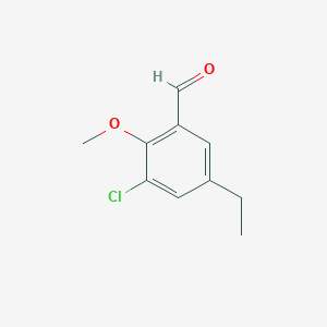 3-Chloro-5-ethyl-2-methoxybenzaldehyde