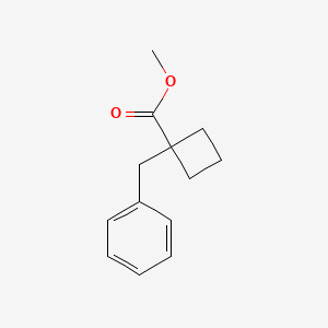 molecular formula C13H16O2 B14524010 Methyl 1-benzylcyclobutane-1-carboxylate CAS No. 62410-59-7