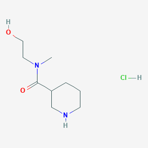 N-(2-Hydroxyethyl)-N-methyl-3-piperidinecarboxamide hydrochloride