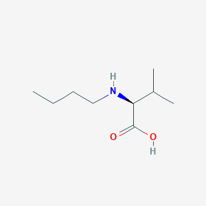 molecular formula C9H19NO2 B14524092 N-Butyl-L-valine CAS No. 62765-47-3