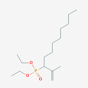 molecular formula C16H33O3P B14524110 Diethyl (2-methylundec-1-en-3-yl)phosphonate CAS No. 62491-61-6