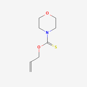 molecular formula C8H13NO2S B14524114 O-Prop-2-en-1-yl morpholine-4-carbothioate CAS No. 62603-91-2