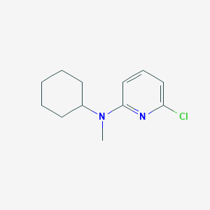 molecular formula C12H17ClN2 B1452413 6-chloro-N-cyclohexyl-N-methylpyridin-2-amine CAS No. 1220036-28-1