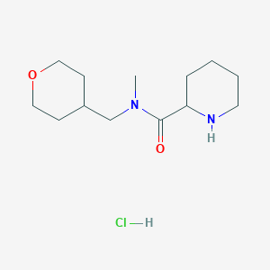 N-Methyl-N-(tetrahydro-2H-pyran-4-ylmethyl)-2-piperidinecarboxamide hydrochloride