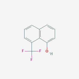 molecular formula C11H7F3O B1452418 8-(Trifluoromethyl)naphthalen-1-ol CAS No. 33533-47-0