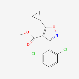 METHYL 5-CYCLOPROPYL-3-(2,6-DICHLOROPHENYL)ISOXAZOLE-4-CARBOXYLATE