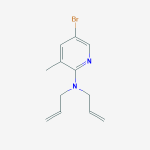 molecular formula C12H15BrN2 B1452424 N,N-Diallyl-5-bromo-3-methyl-2-pyridinamine CAS No. 1220036-16-7