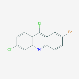 molecular formula C13H6BrCl2N B14524279 2-Bromo-6,9-dichloroacridine CAS No. 62383-20-4