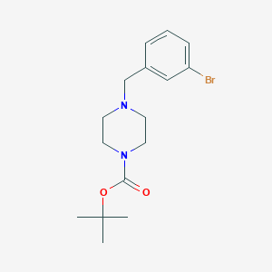 molecular formula C16H23BrN2O2 B1452429 Tert-butyl 4-(3-bromobenzyl)piperazine-1-carboxylate CAS No. 865314-27-8