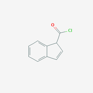 molecular formula C10H7ClO B145243 1H-Indene-1-carbonyl chloride CAS No. 128454-13-7