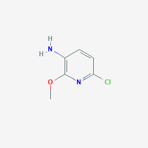 molecular formula C6H7ClN2O B1452435 6-Chloro-2-methoxypyridin-3-amine CAS No. 914222-86-9