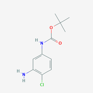 tert-Butyl (3-amino-4-chlorophenyl)carbamate