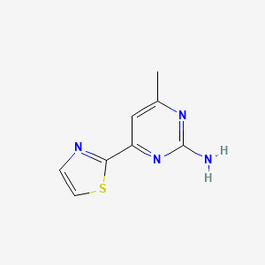 4-Methyl-6-(1,3-thiazol-2-YL)pyrimidin-2-amine