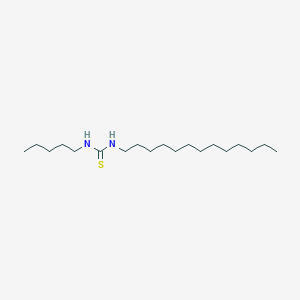 molecular formula C19H40N2S B14524560 N-Pentyl-N'-tridecylthiourea CAS No. 62552-52-7