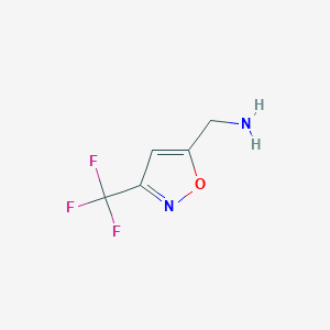 molecular formula C5H5F3N2O B1452463 3-Trifluoromethyl-isoxazol-5-methanamine CAS No. 1364914-63-5