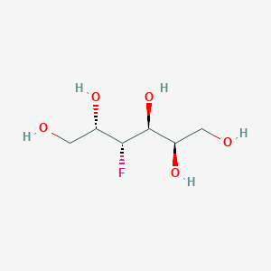 molecular formula C6H13FO5 B1452464 (2R,3S,4R,5S)-4-Fluorohexane-1,2,3,5,6-pentaol CAS No. 1241800-31-6