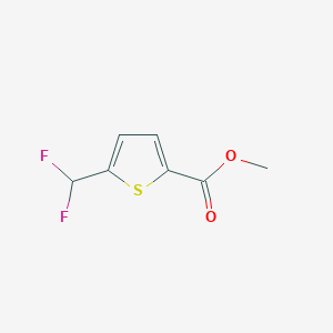 molecular formula C7H6F2O2S B1452474 Methyl 5-(difluoromethyl)thiophene-2-carboxylate CAS No. 189331-34-8