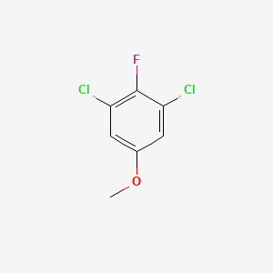 molecular formula C7H5Cl2FO B1452476 3,5-Dichloro-4-fluoroanisole CAS No. 1804886-03-0