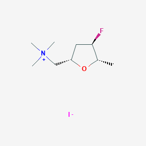molecular formula C9H19FINO B145248 4-Deoxy-4-fluoromuscarine iodide CAS No. 132113-37-2