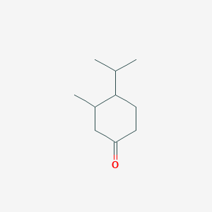 molecular formula C10H18O B1452485 3-Methyl-4-(propan-2-yl)cyclohexan-1-one CAS No. 1538-19-8
