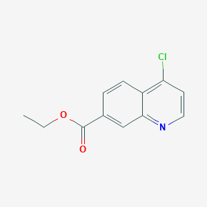 molecular formula C12H10ClNO2 B1452488 Ethyl 4-chloroquinoline-7-carboxylate CAS No. 282101-16-0