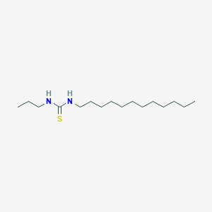 molecular formula C16H34N2S B14524908 N-Dodecyl-N'-propylthiourea CAS No. 62552-42-5